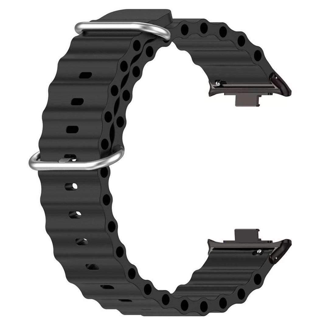 Ремешок силиконовый Primo Ocean для часов Xiaomi Redmi Watch 5/Xiaomi Smart Band 9 Pro Black (2615214518)
