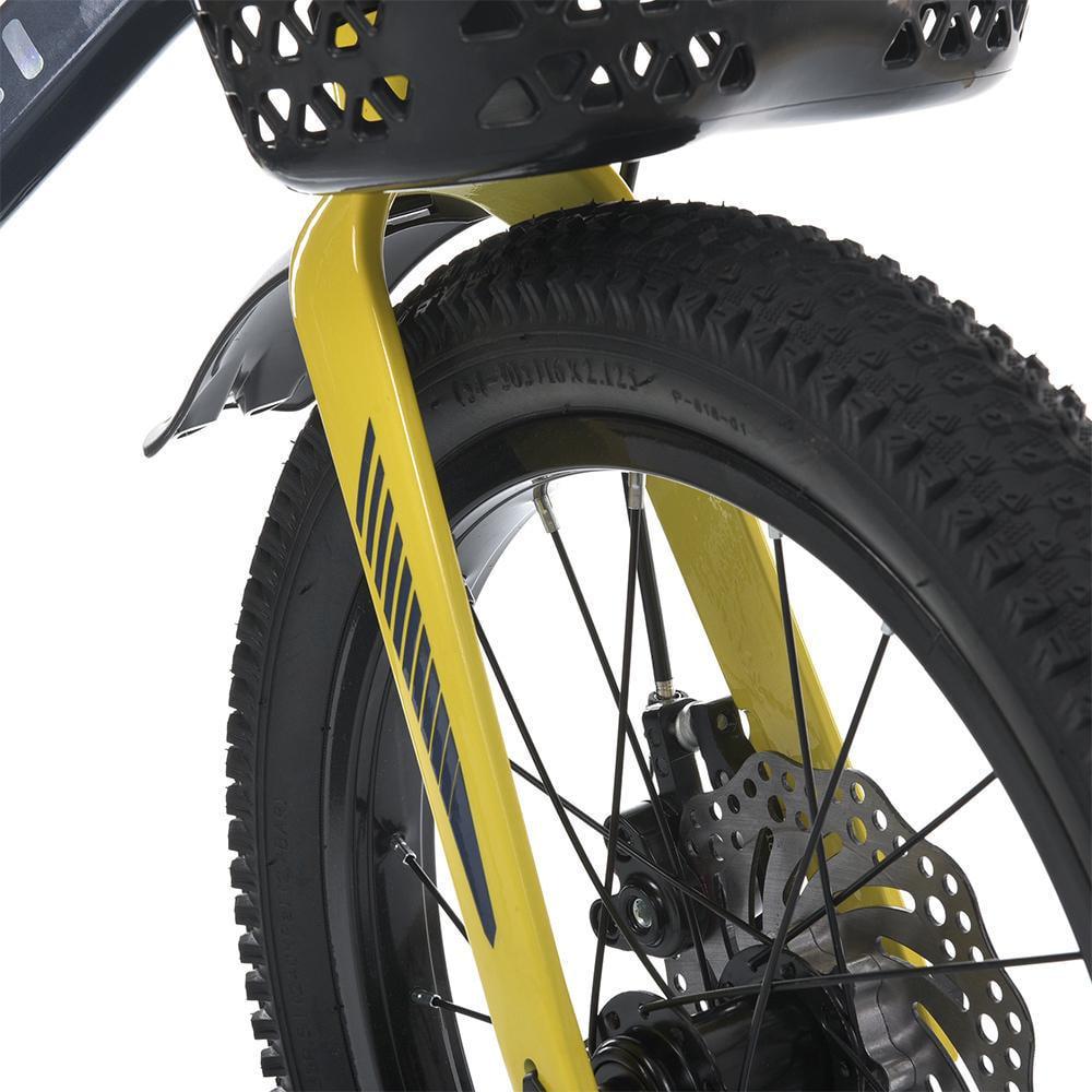 Дитячий велосипед PROF1 Flash 18" магнієвий з кошиком Синьо-жовтий - фото 5 Дитячий велосипед PROF1 Flash 18" магнієвий з кошиком Синьо-жовтий - фото 5