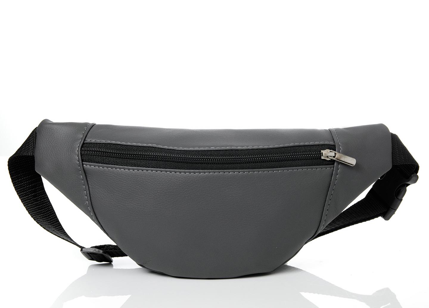 Сумка на пояс бананка Hoso MSH 33x14x5 см Серый