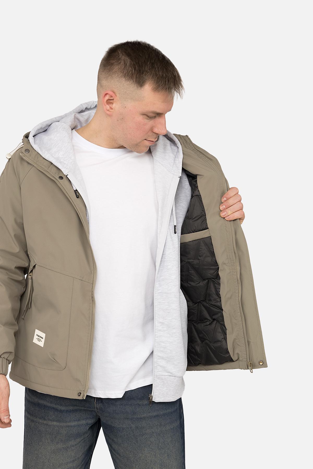 Куртка мужская р. 52 Хаки (SKT001037888) - фото 2 Куртка мужская р. 52 Хаки (SKT001037888) - фото 2