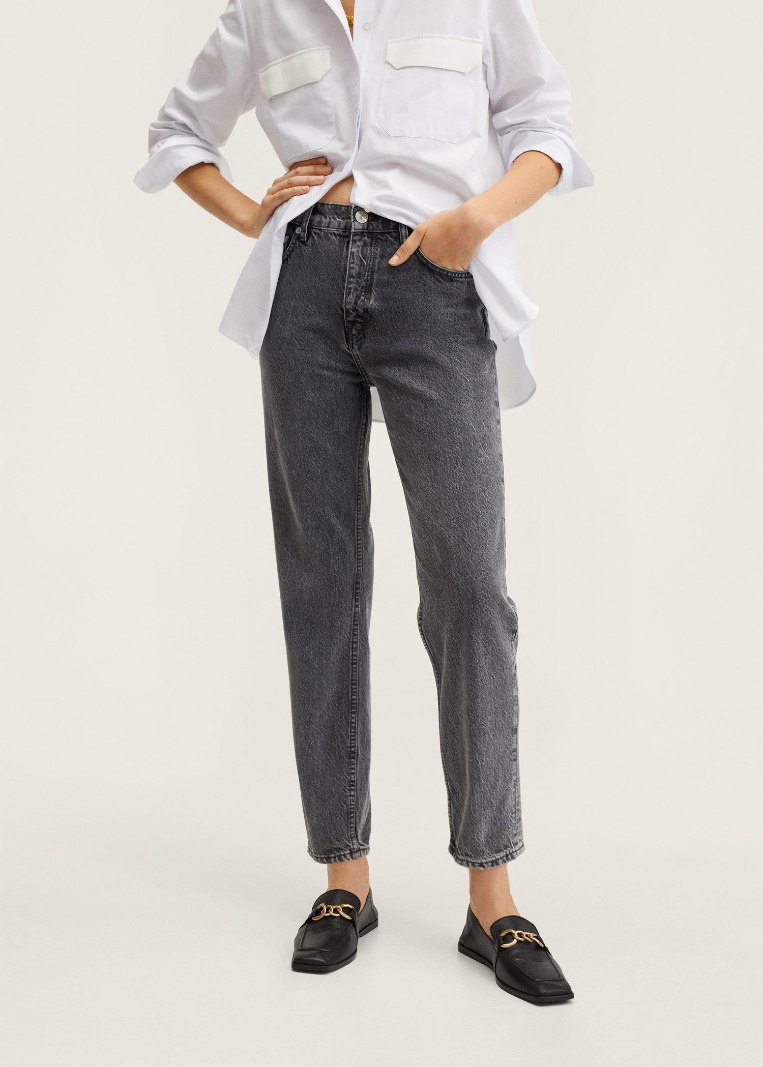 Джинсы женские Mango 27011119 р. 42 Серый