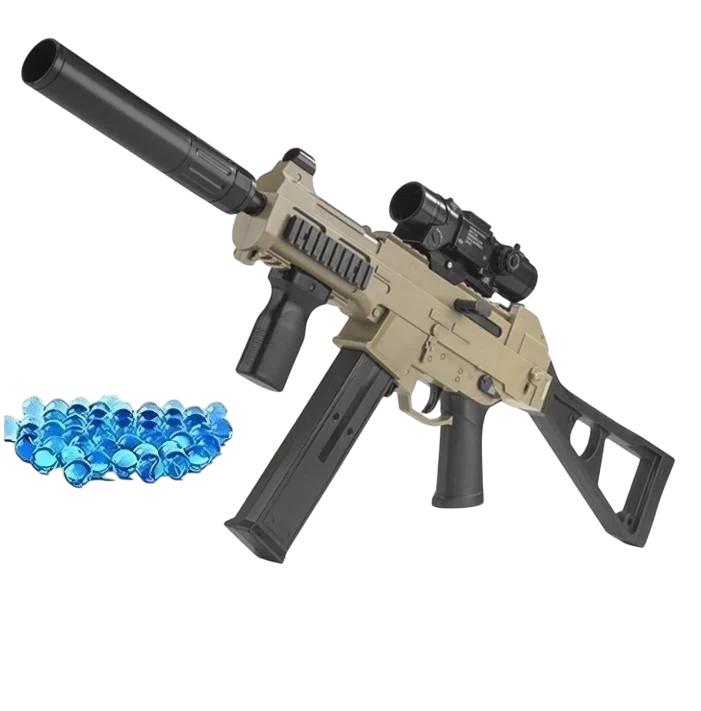 Игрушечный электрический автомат МР5К UMP45 стреляет гидрогелевыми орбизами 75 см (2629377720)