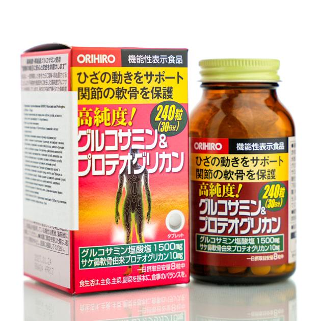 Глюкозамин с протеогликанами ORIHIRO Glucosamin and Proteoglycan 30 дн. 240 шт. Глюкозамин с протеогликанами ORIHIRO Glucosamin and Proteoglycan 30 дн. 240 шт.