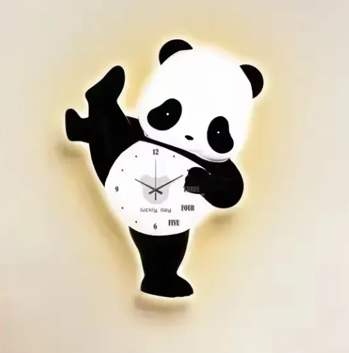 Часы настенные Панда с LED подсветкой (2727544200)