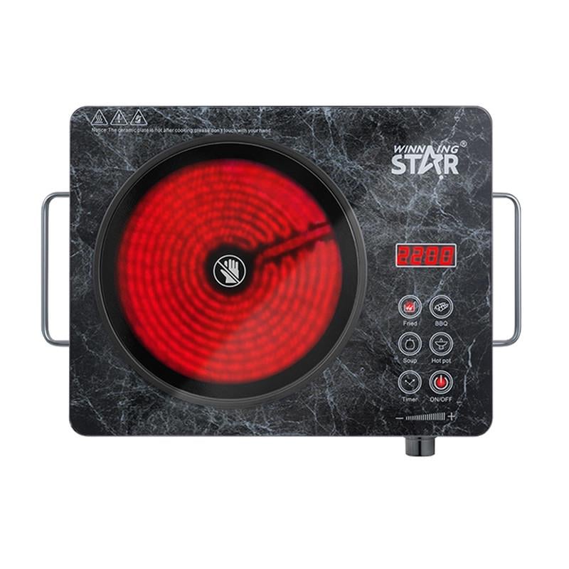 Настольная плита электрическая инфракрасная WINNINGSTAR ST-9679 INFRARED 2200W Black (36811818) Настольная плита электрическая инфракрасная WINNINGSTAR ST-9679 INFRARED 2200W Black (36811818)