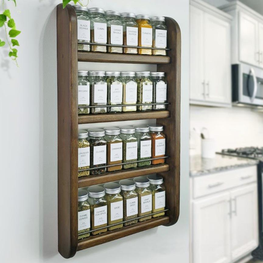 Органайзер для специй из дерева Унаги Капучино (СПЦ-009709) Органайзер для специй из дерева Унаги Капучино (СПЦ-009709)