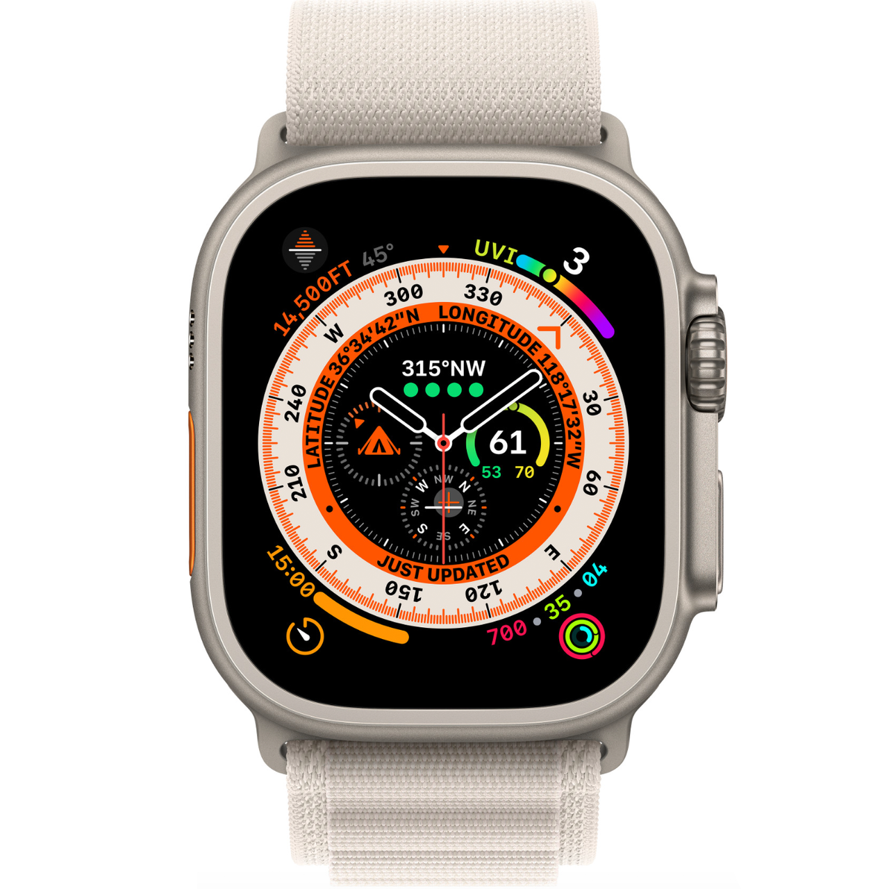 Тканевый ремешок Apple Watch Alpine Loop 41/40/38 mm, Starlight (HC) - фото 2