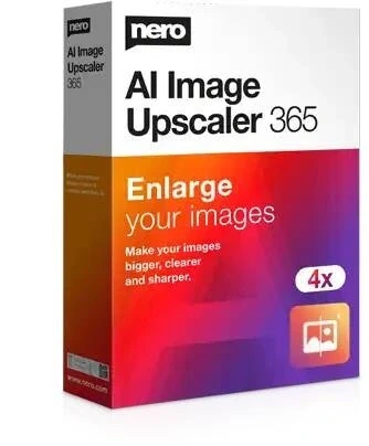 Ключ електронний Nero AI Image Upscaler 365 Windows Ліцензія 1 рік - фото 1 Ключ електронний Nero AI Image Upscaler 365 Windows Ліцензія 1 рік - фото 1