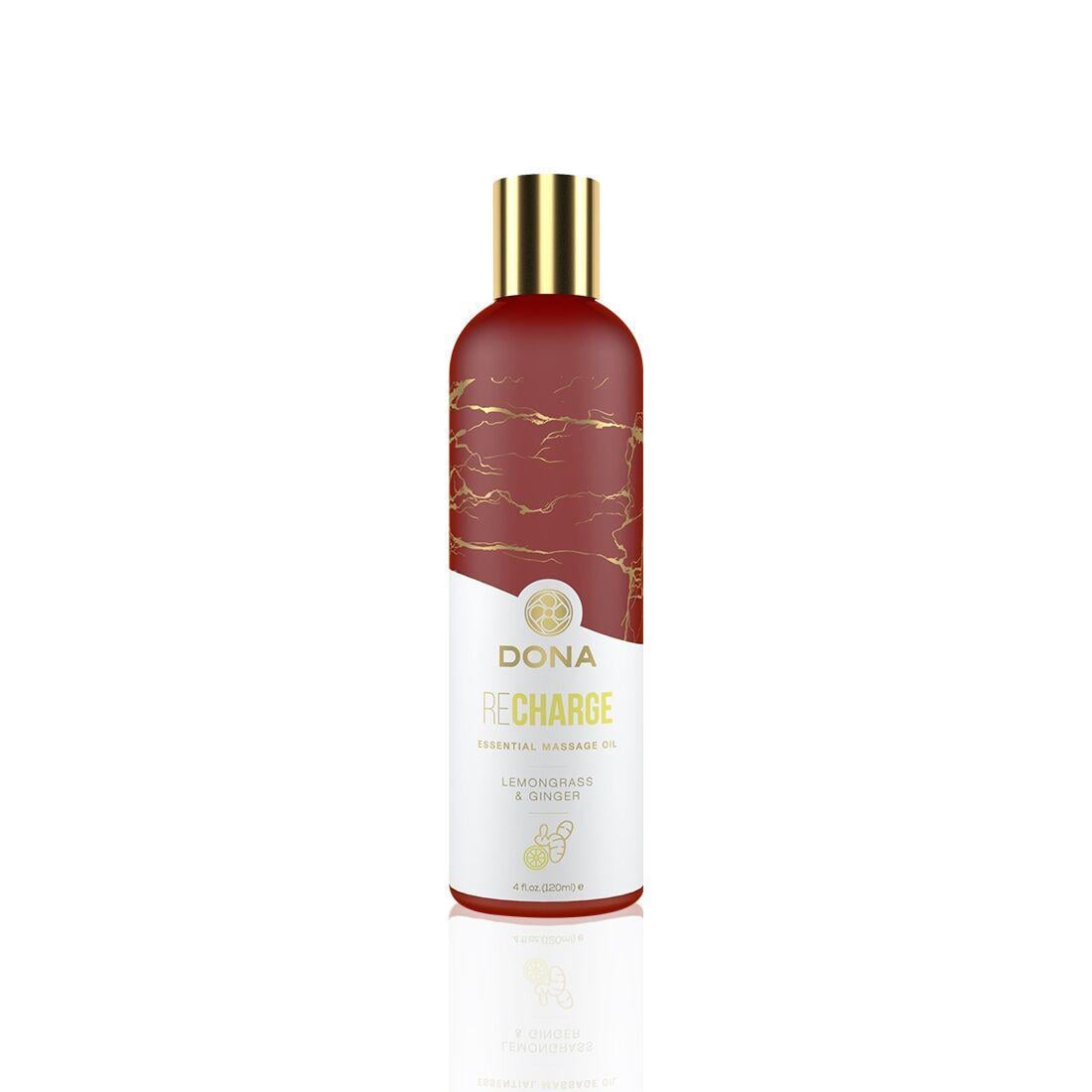 Масло массажное Dona Essential Massage Oil Recharge Lemongrass&Ginger 120 мл (SO2628)