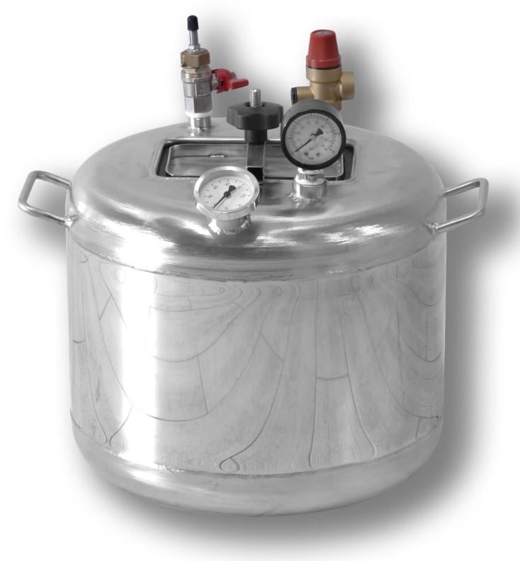 Автоклав для консервирования UTEHO ГУД-8 огневая нержавейка 12 л 8 банок/0,5 л (843019603)