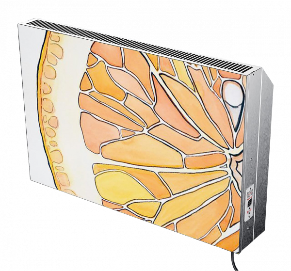 Обігрівач керамічний Smart Install Model S 55 Малюнок з терморегулятором/електронне керування нержавіюча сталь 11 м2 (MODEL S 55 M)