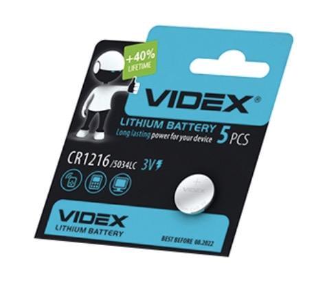 Батарейка литиевая Videx CR1216 (29924502) Батарейка литиевая Videx CR1216 (29924502)