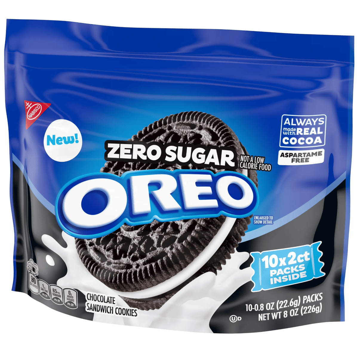 Печенье OREO Zero Sugar Chocolate Sandwich Cookies 226 г (3002272398)