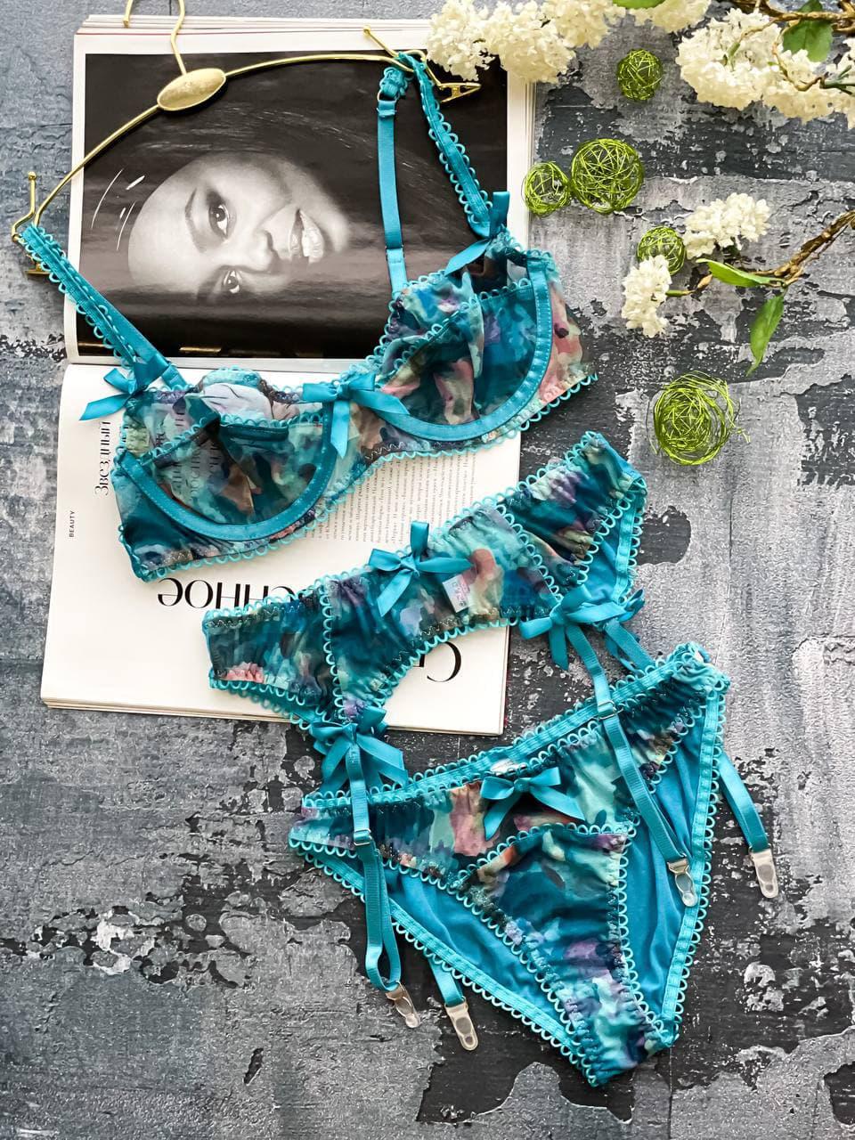 Нижнее белье DO2093 L Голубой - фото 7 Нижнее белье DO2093 L Голубой - фото 7