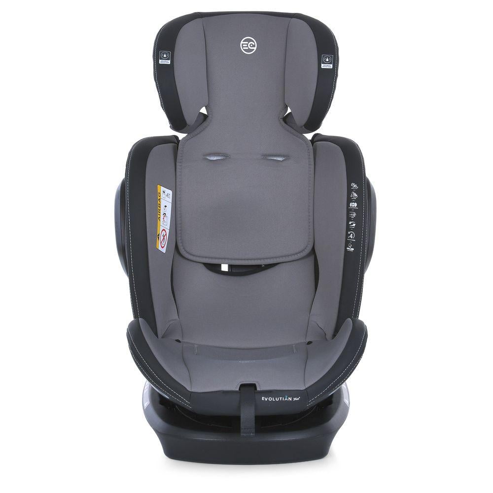 Автокрісло дитяче 0-36 кг ME 1045 EVOLUTION 2 360° ISOFIX/Top Tether з поворотом Чорно-сірий (30408458) - фото 4