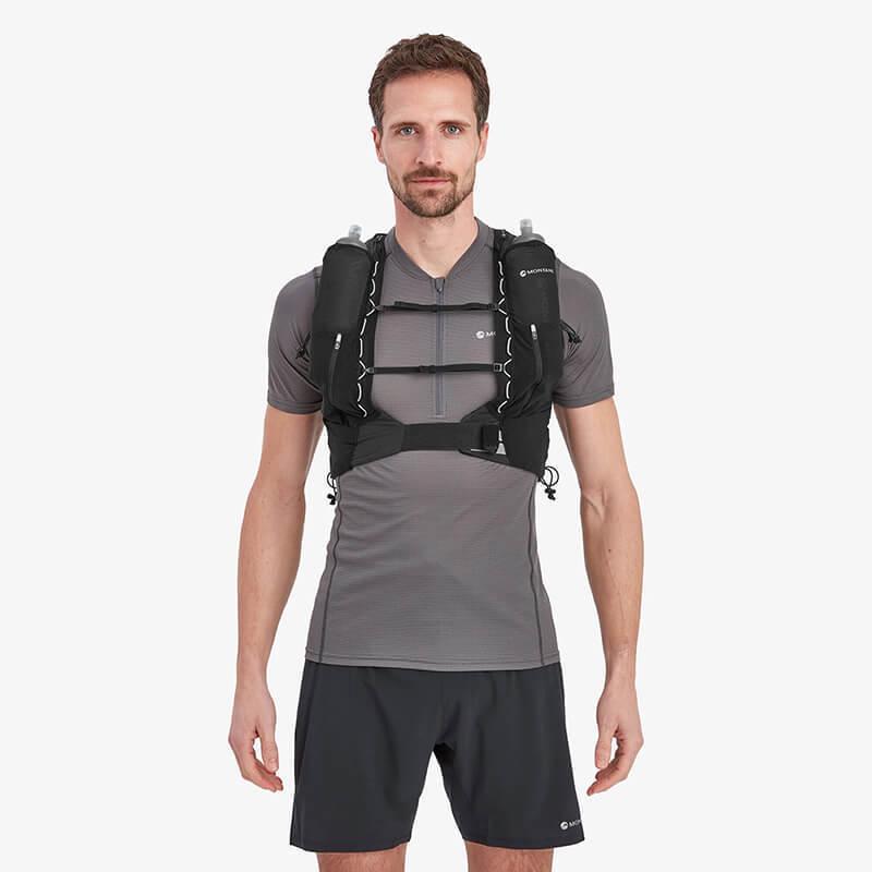 Спортивний рюкзак-жилет Montane Gecko Vp 12+ л L Black (PGP12BLAN15) - фото 4