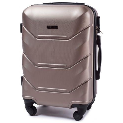 Чемодан пластиковый WIngs 147 средний Золотистый - фото 1 Чемодан пластиковый WIngs 147 средний Золотистый - фото 1