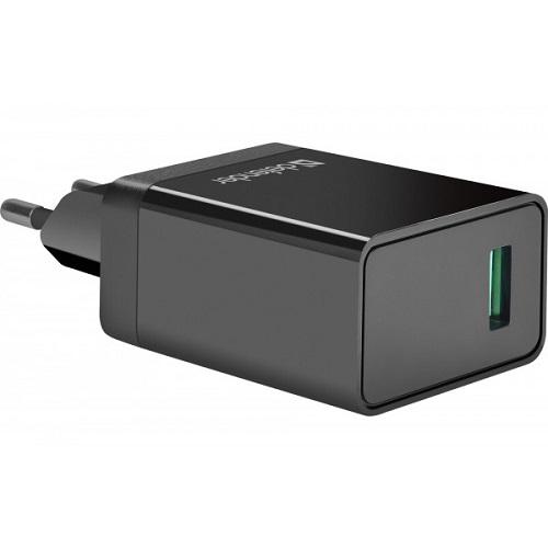 Зарядний пристрій мережевий UPA-101 83573 1xUSB 2.1А 18W QC Чорний (10779306) - фото 2 Зарядний пристрій мережевий UPA-101 83573 1xUSB 2.1А 18W QC Чорний (10779306) - фото 2