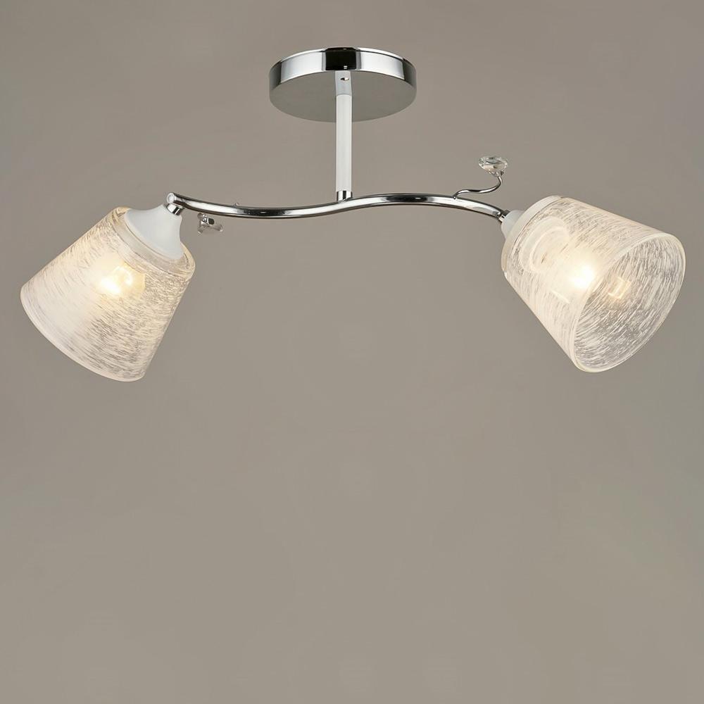 Люстра потолочная Light House SRS-19486/2 CH+WT Белый/Хром