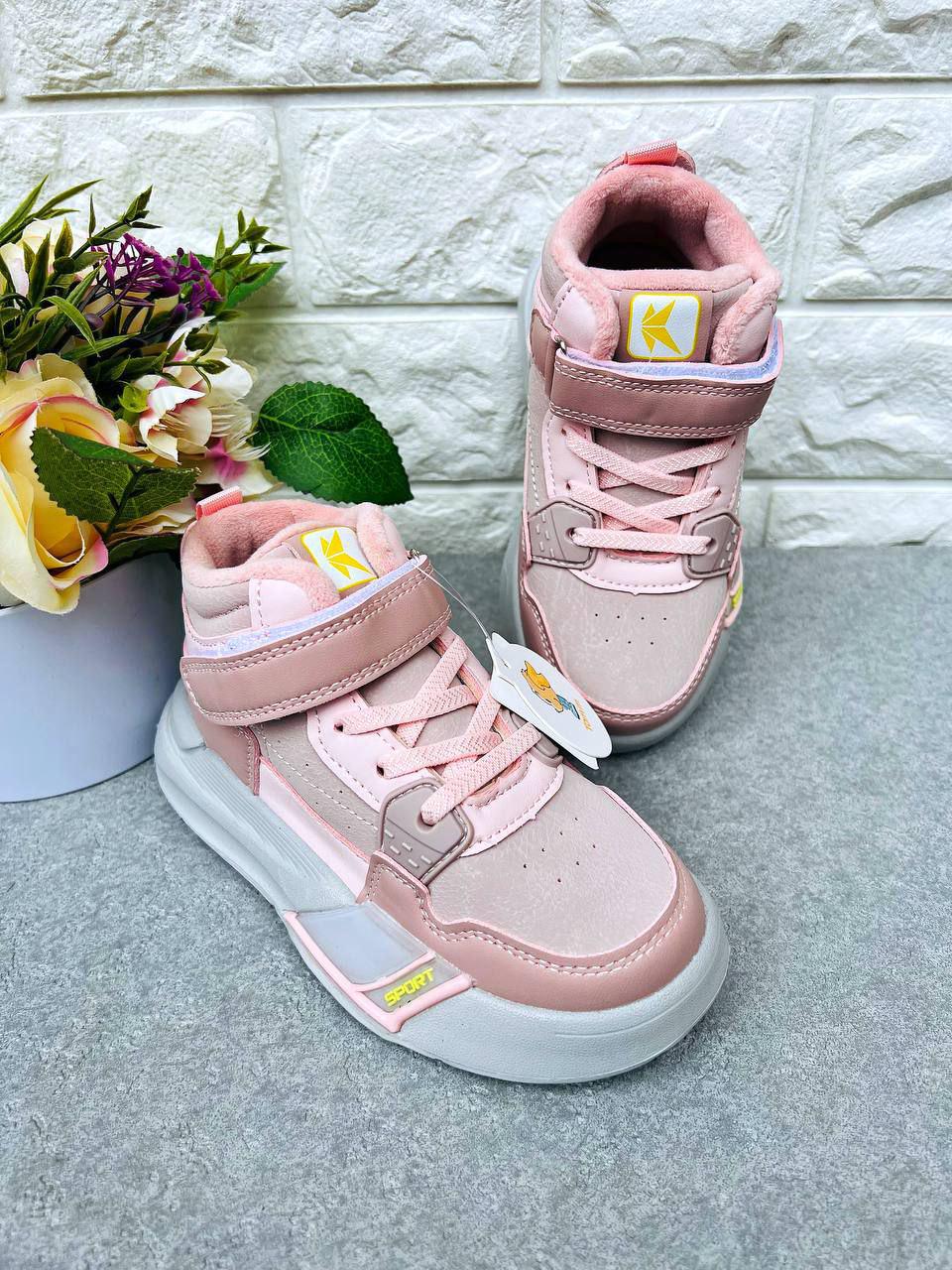 Кросівки-хайтопи для дівчинки ТОМ.М 1694 р. 32 20,5 см (1694-1) - фото 1 Кросівки-хайтопи для дівчинки ТОМ.М 1694 р. 32 20,5 см (1694-1) - фото 1