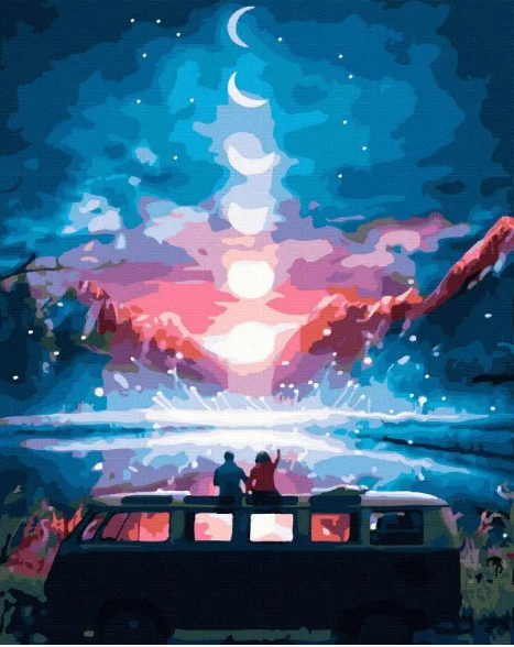 Картина по номерам Rainbow Art Сказочное сияние GX44842 40х50 см