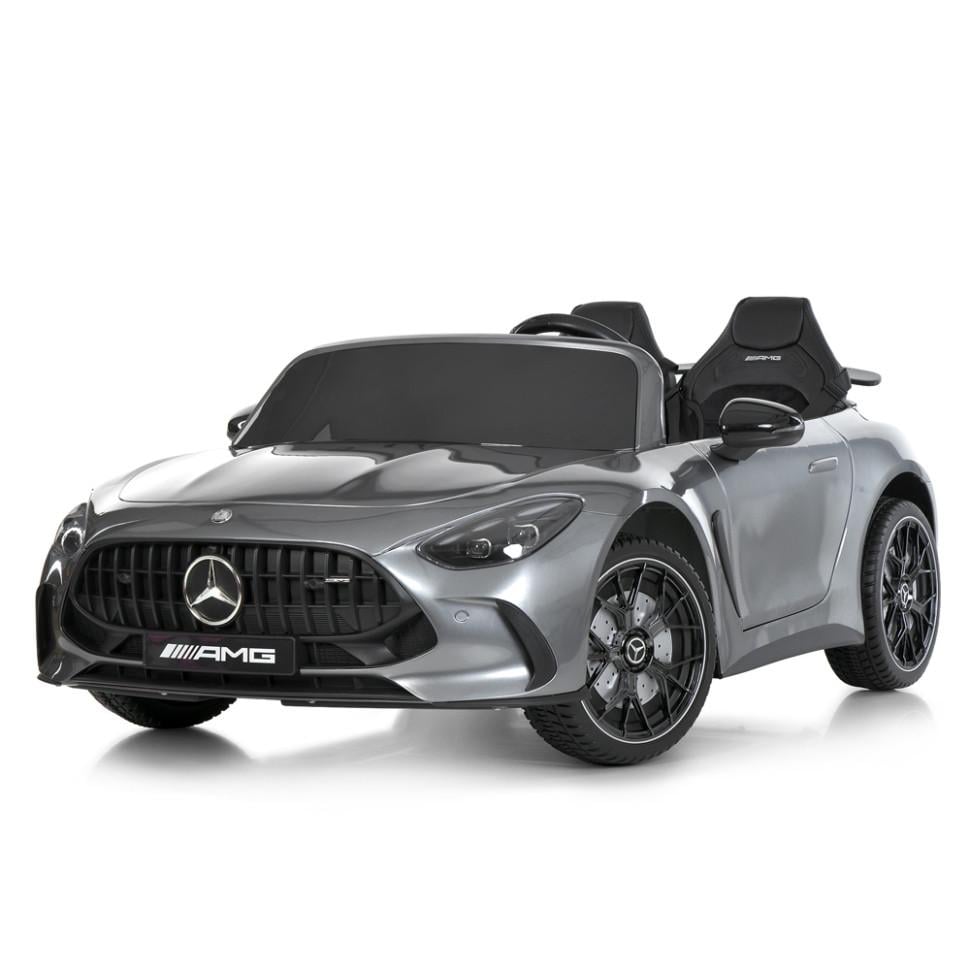 Детский электрический автомобиль Bambi Mercedes-Benz 24V двухместный до 50 кг Серый (DE-169-E-984)