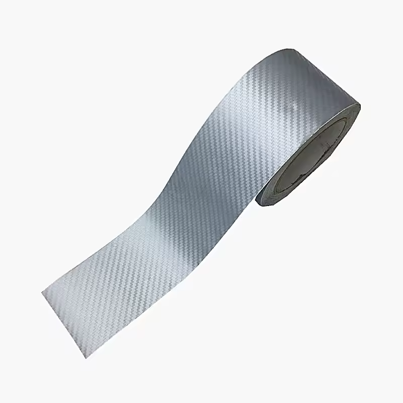 Плівка карбонова 3D 10×200 см Срібний (SK-0633)