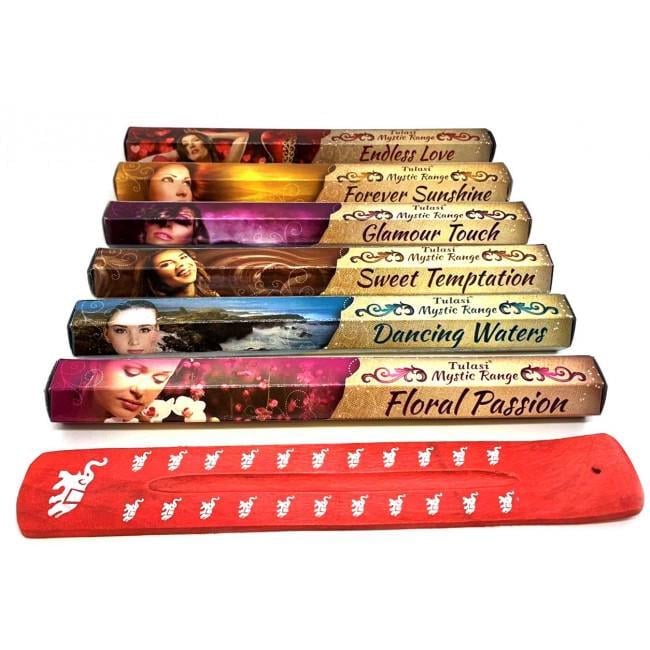 Аромапалочки Tulasi Магия Любви с подставкой (34590-MZ)