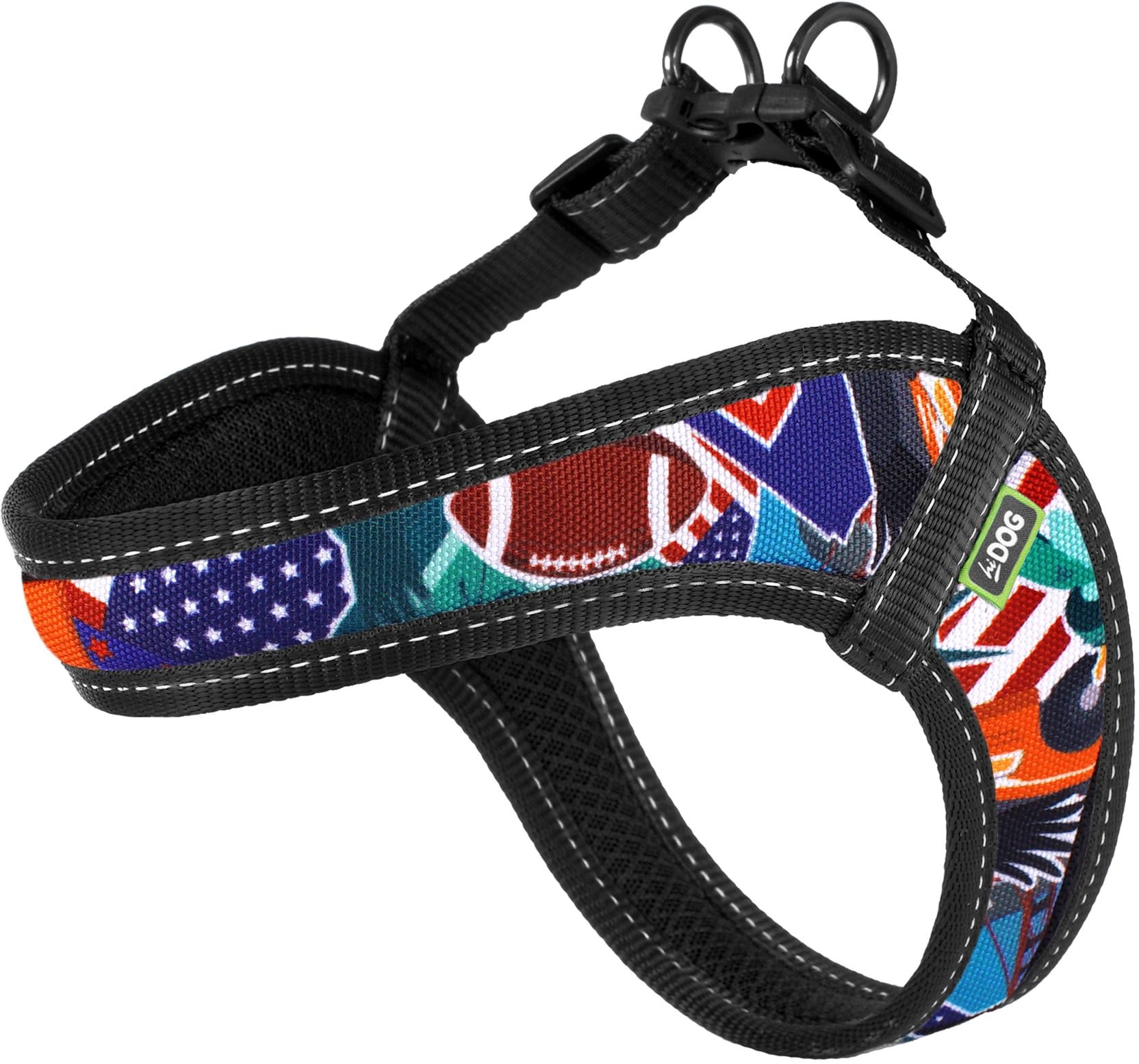 Шлея Hi Dog Comfort USA охват грудной клетки M 42-48 см (2100102875013)
