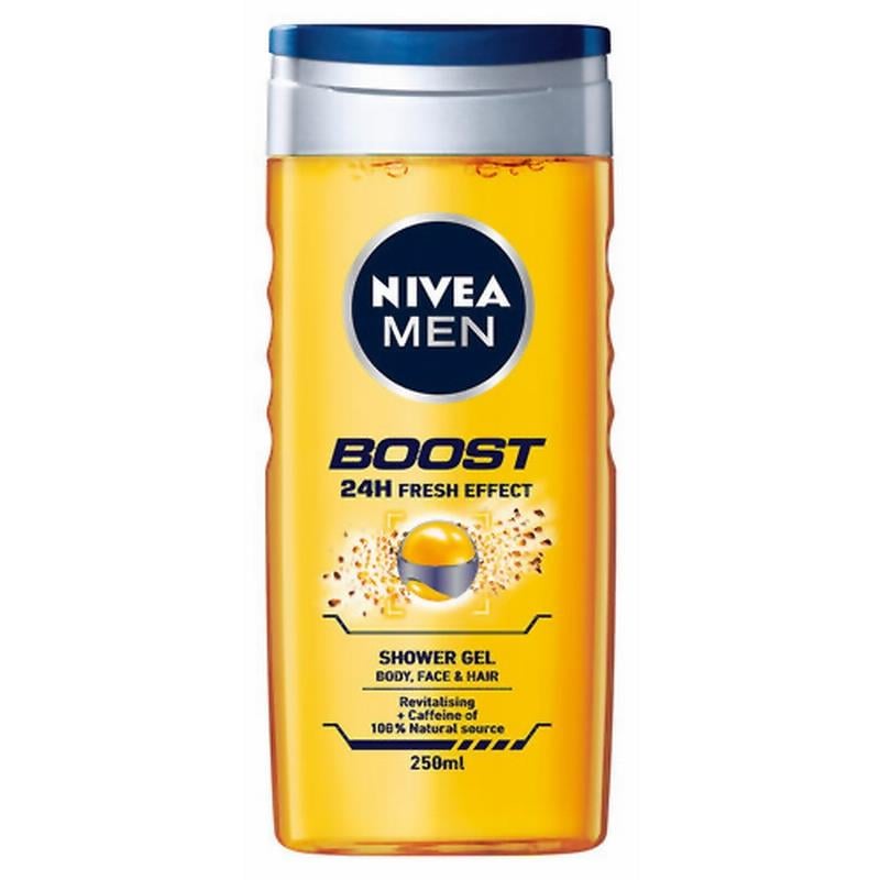 Гель для душа Nivea Men Boost 3в1 250 мл