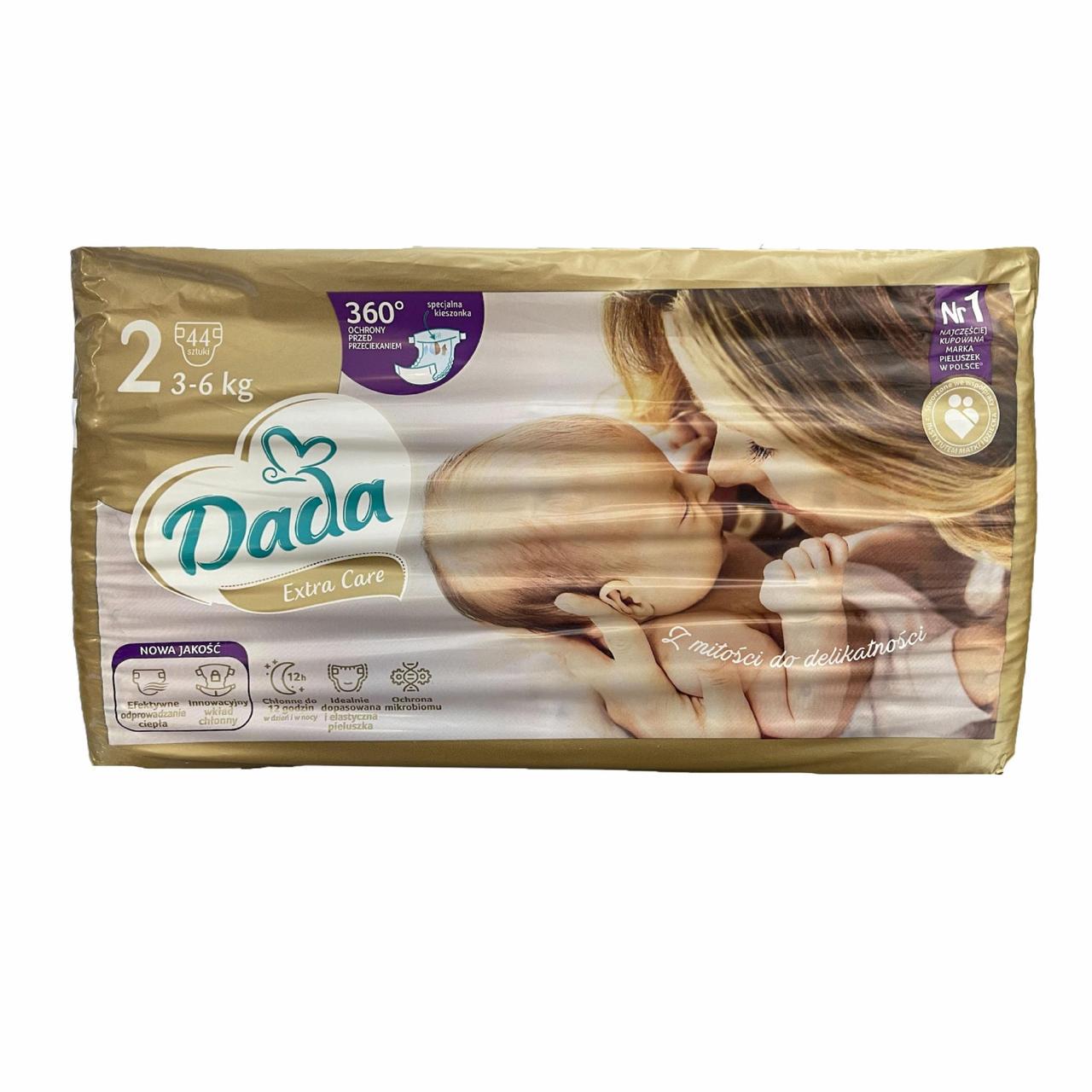 Підгузки дитячі Dada Extra Care 2 3-6 кг 44 шт. (2379362219)