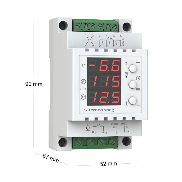 Терморегулятор Terneo Sneg для снеготаяния - фото 3