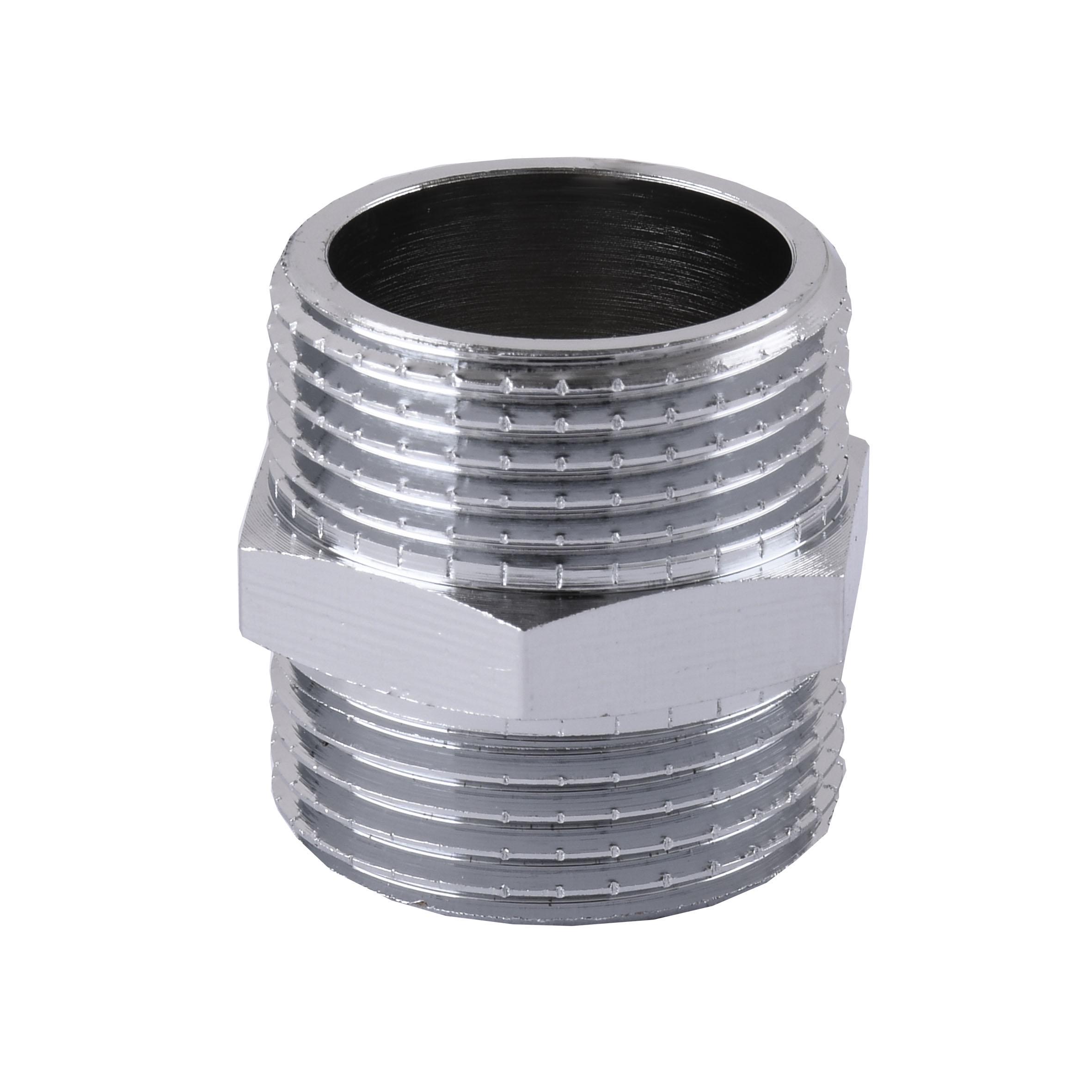 Ниппель Solomon 1/2" ЗЗ Хром (8205) - фото 2 Ниппель Solomon 1/2" ЗЗ Хром (8205) - фото 2