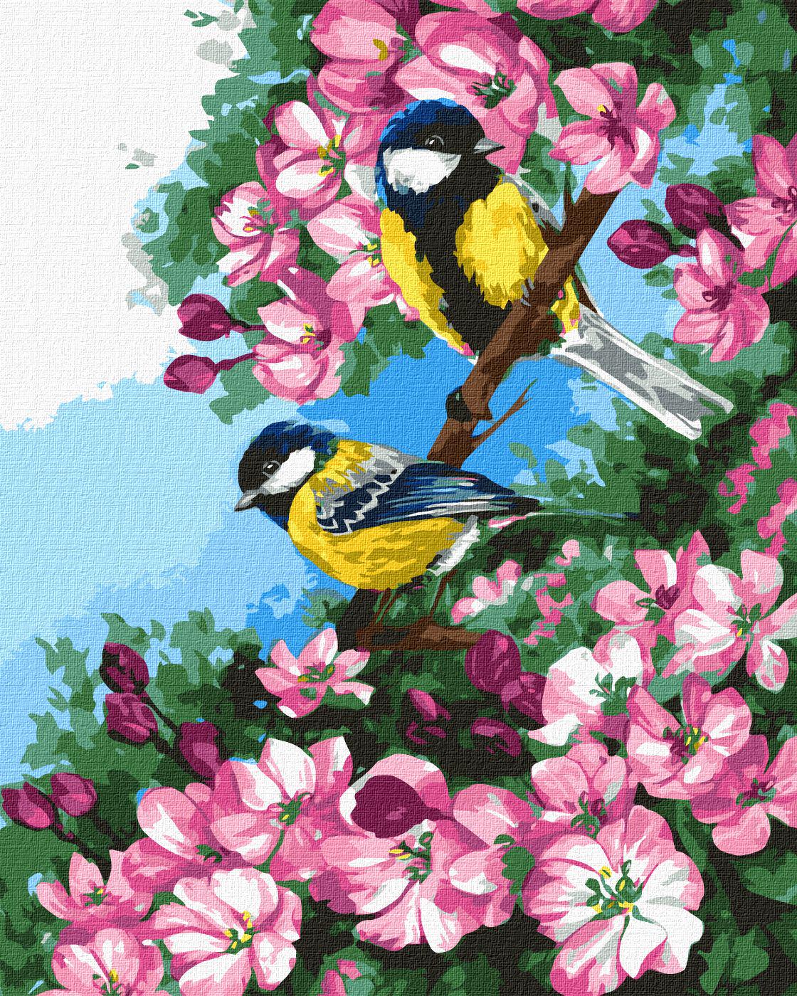 Картина по номерам Идейка Неразлучная пара 40x50 см (KH4486)