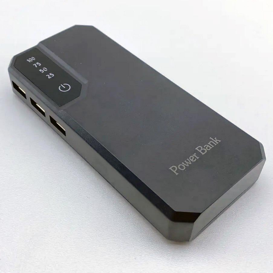 Портативная батарея Power Bank 3 USB с индикатором заряда 40000 mAh - фото 3