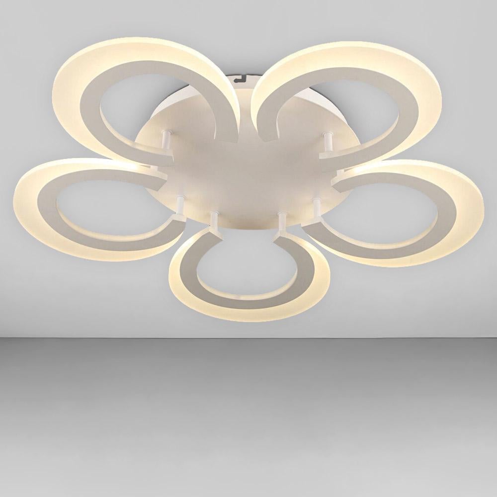 Люстра потолочная светодиодная Light House SRS-20401/5 LED 35W 3000K/6500K Белый Люстра потолочная светодиодная Light House SRS-20401/5 LED 35W 3000K/6500K Белый