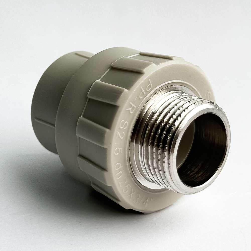 Муфта SANTAN 25х3/4" PP-R із зовнішнім різьбленням (69990) - фото 1 Муфта SANTAN 25х3/4" PP-R із зовнішнім різьбленням (69990) - фото 1