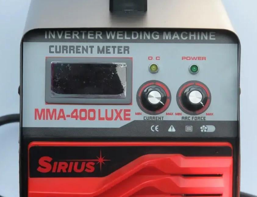 Аппарат инверторный сварочный SIRIUS MMA-400 Евролюск (37214880) - фото 2 Аппарат инверторный сварочный SIRIUS MMA-400 Евролюск (37214880) - фото 2