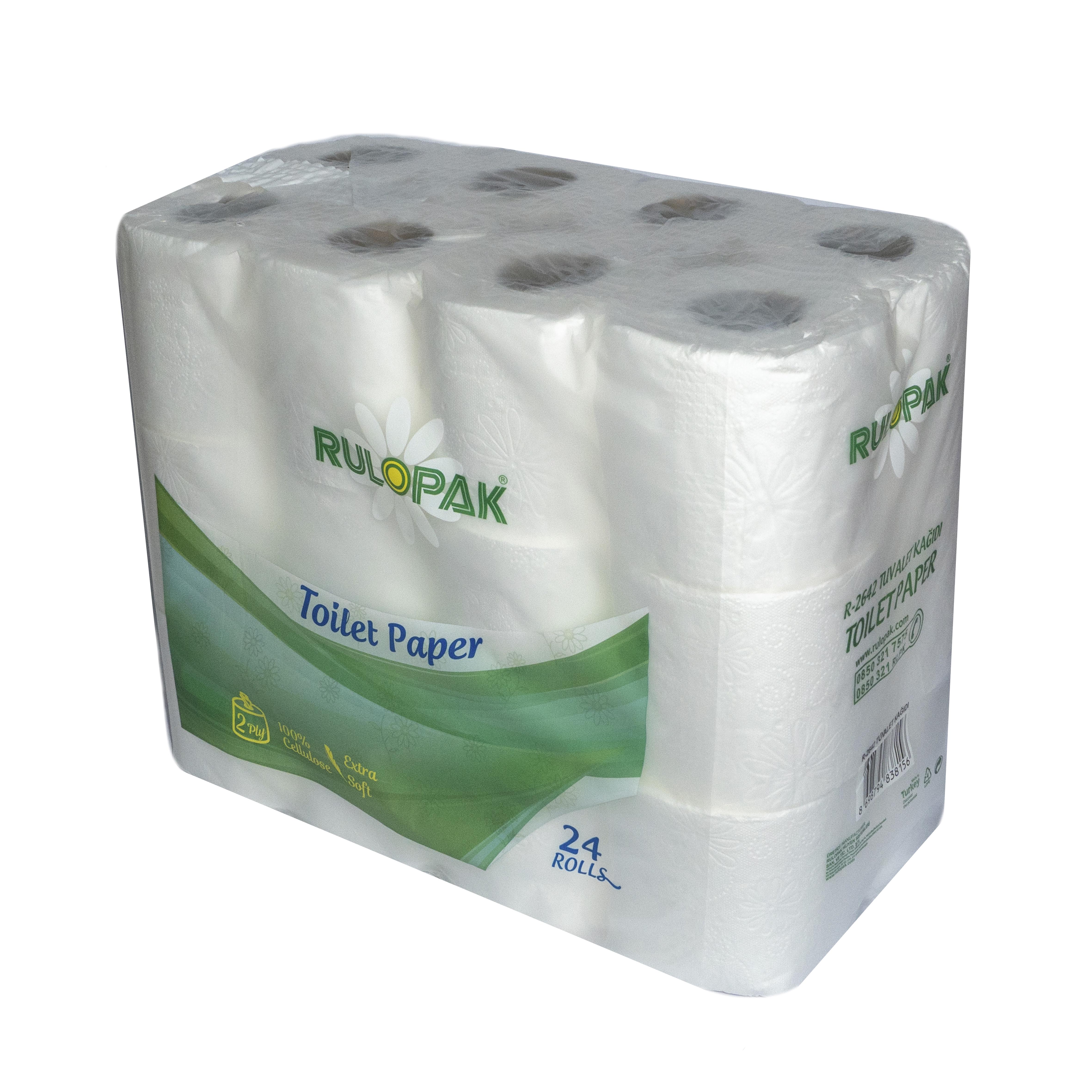 Туалетная бумага Rulopak в рулонах 2 шаровая 18 м 24 рул/уп Белый - фото 3 Туалетная бумага Rulopak в рулонах 2 шаровая 18 м 24 рул/уп Белый - фото 3
