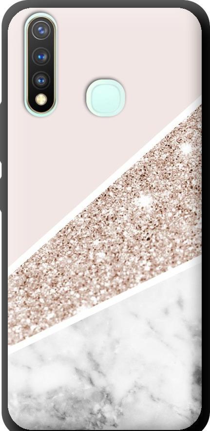 Чехол на Vivo Y19 Пастельный мрамор (4342b-630-42517)