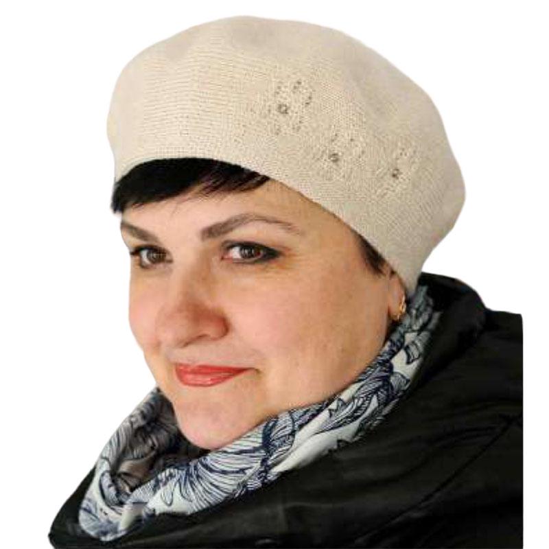 Берет женский Lirus Магна двойной полушерстяной Лен (119061)