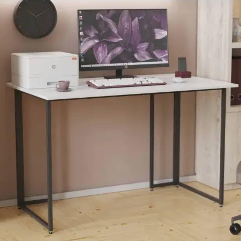 Компьютерный стол Ferrum-decor Ханна ДСП 16 мм 75x140x70 см Черный/Белый (FRD-103521) - фото 5 Компьютерный стол Ferrum-decor Ханна ДСП 16 мм 75x140x70 см Черный/Белый (FRD-103521) - фото 5