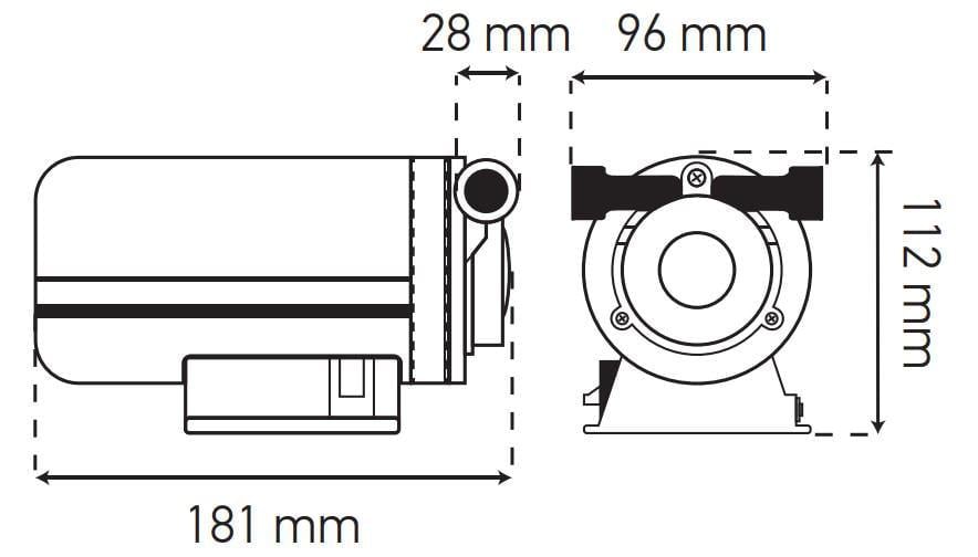 Циркуляційний насос для підвищення тиску KOER KP.P15-GRS10 220V 90 Вт 10 м Q 13 л/хв (OL-KP0254) - фото 4
