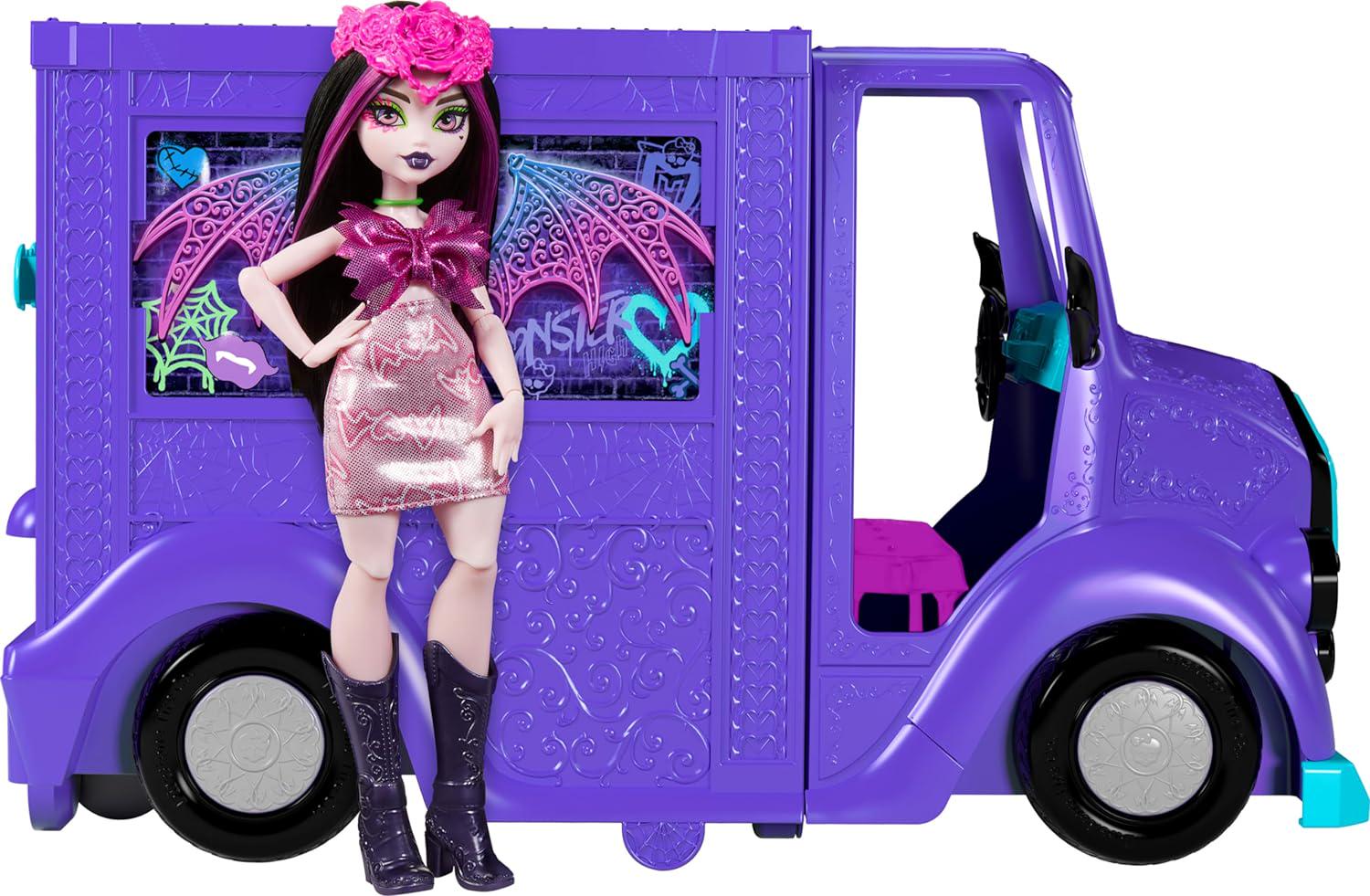 Набор игровой Монстер Хай Monster High Monster High Draculaura Fangtastic Rockin' Food Truck (23759333)