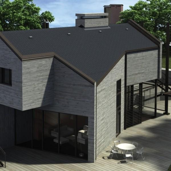 Битумная черепица Aquaizol Мозаика 3,0 м2 Гавайский песок (29636664) - фото 3