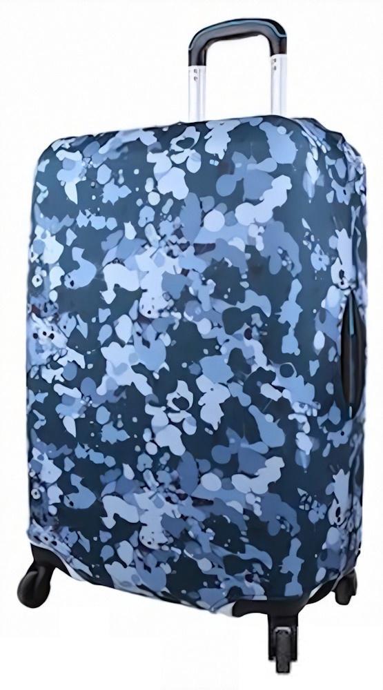 Чехол для маленького чемодана Snowball 33030/camo полиэстер S Синий Чехол для маленького чемодана Snowball 33030/camo полиэстер S Синий