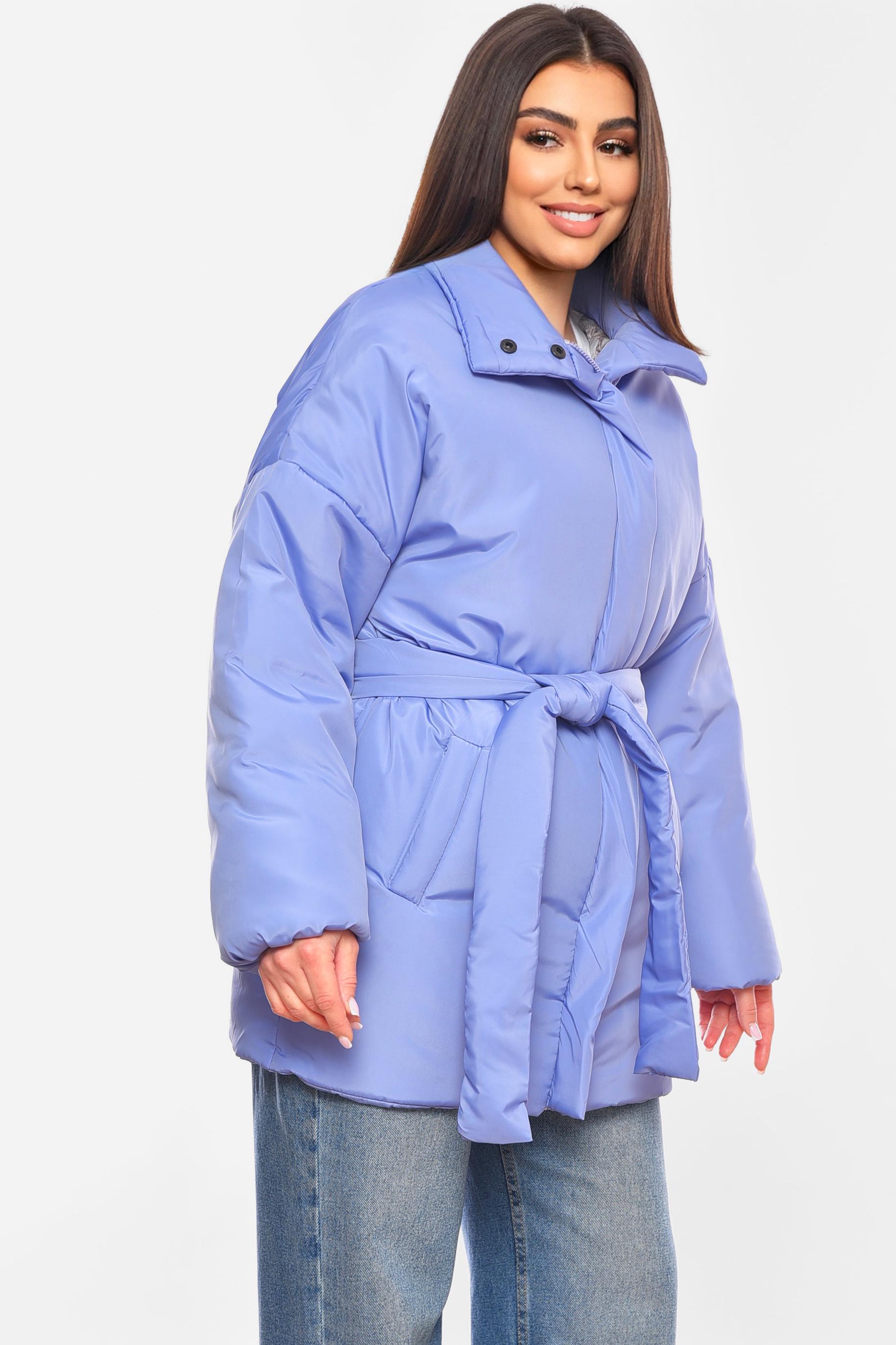 Куртка женская демисезонная р. 60/8XL Сиреневый (199583) - фото 2