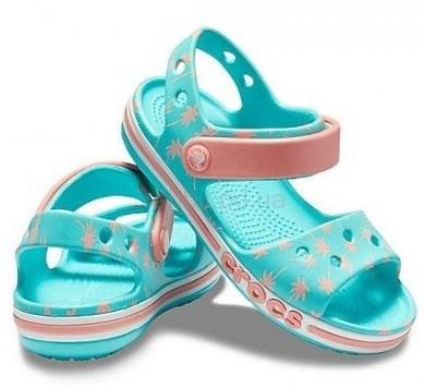 Сандалі для дівчинки Crocs Bayaband Sandal kids р. 30/31 Pool (9760)