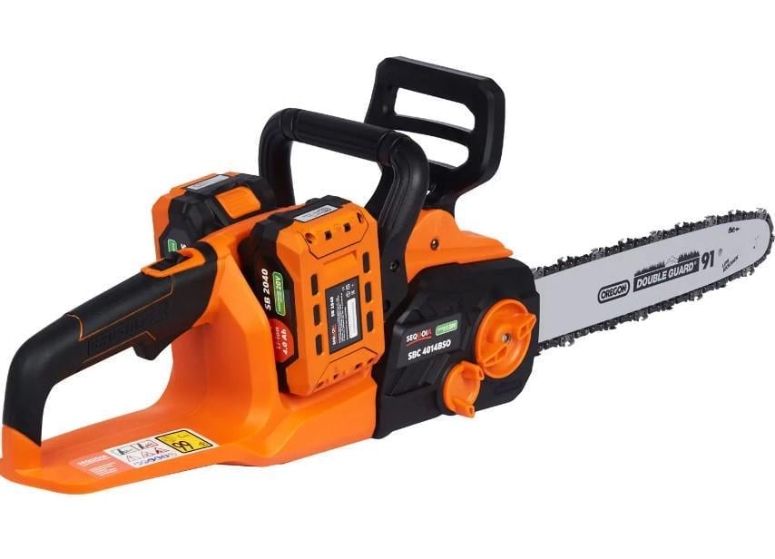 Ланцюгова пила акумуляторна SEQUOIA з АКБ та ЗП SBC4014BSO-E2W (53097)
