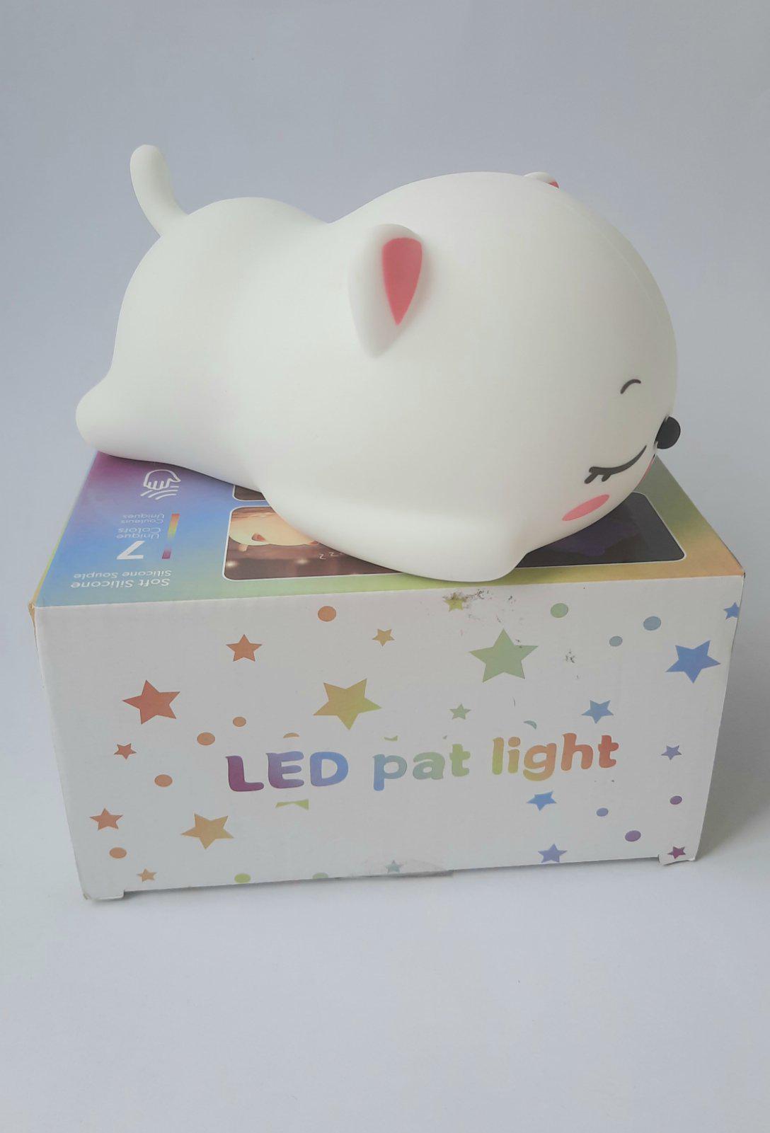 Нічник силіконовий на батарейках ААА кошеня що спить (XR-2221) - фото 12 Нічник силіконовий на батарейках ААА кошеня що спить (XR-2221) - фото 12